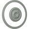 Ekena Millwork 55 3/8-in. OD x 47 3/8-in. ID Ceiling Ring with 28-in. OD Ceiling Medallion Stockport Accent Kit CRM55FX28ST - alternate 3